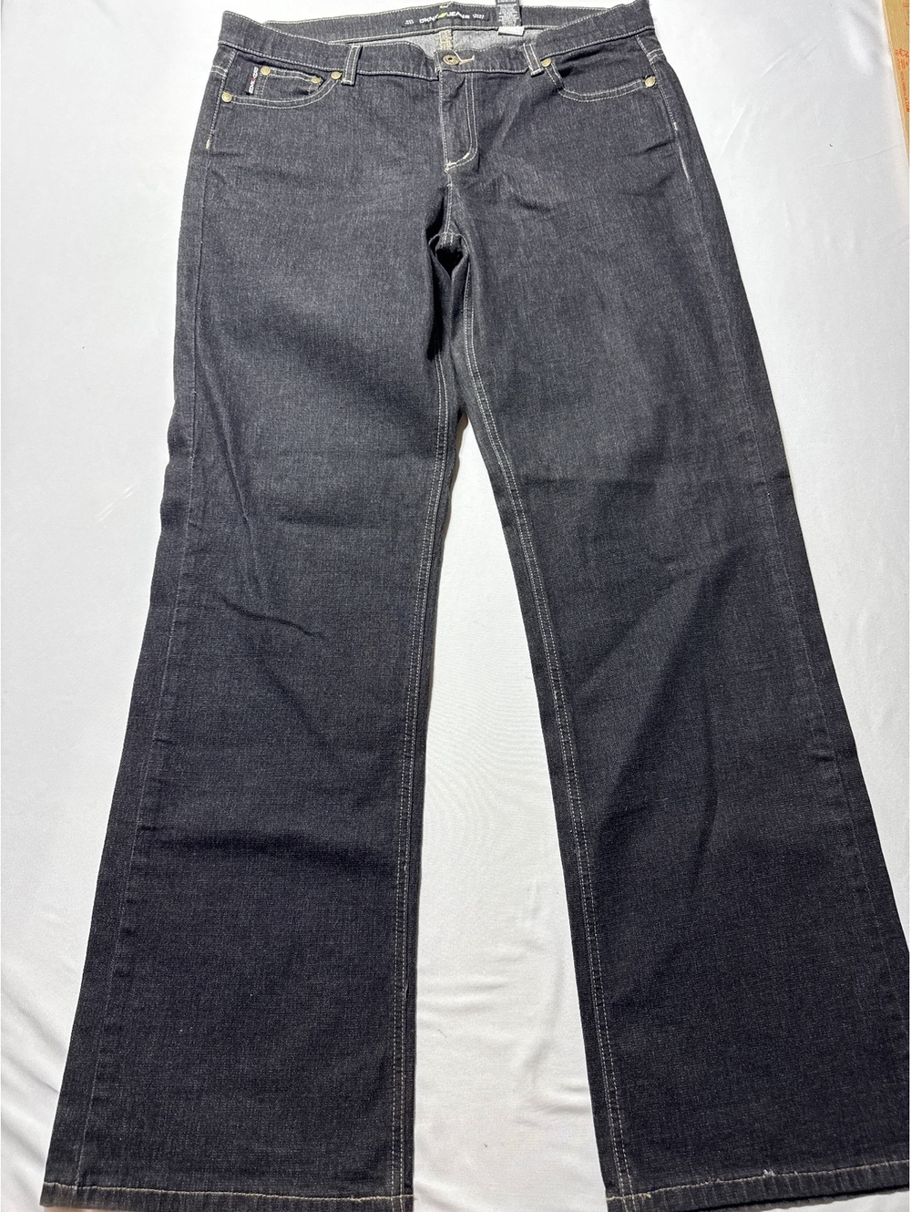 DKNY Jeans Classic Black Bootcut Denim Pants - Waist 31"
